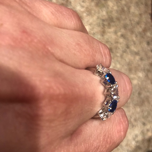 NWT Diamonique x Kathy Levine Happy Hearts Ring Size 7 - Picture 5 of 6